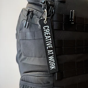 Creative at work/Handle with care pull tag